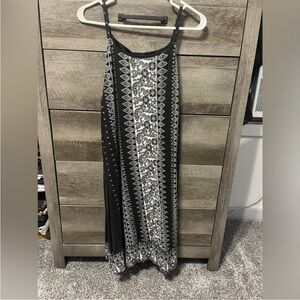 A.N.A Black and White Dress